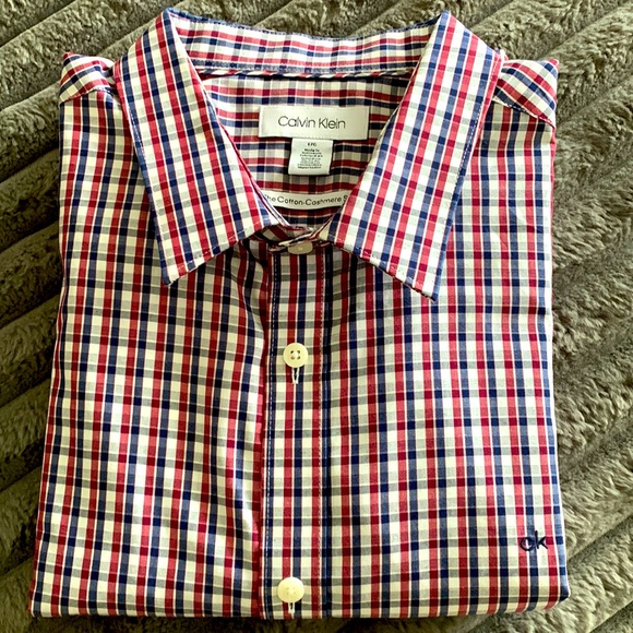 Calvin Klein The Cotton Cashmere Shirt NEW! - Picture 8 of 8